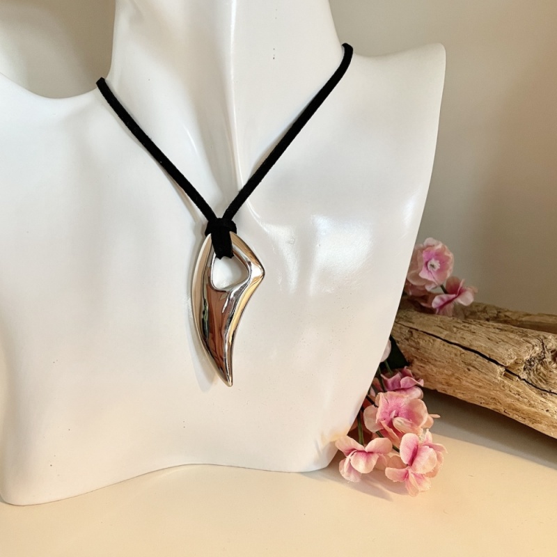 Cremation Ashes Urn Surfers Sharks Tooth Large Shaped Pendent for keepsake, necklace or bracelet personalised with your own words or design