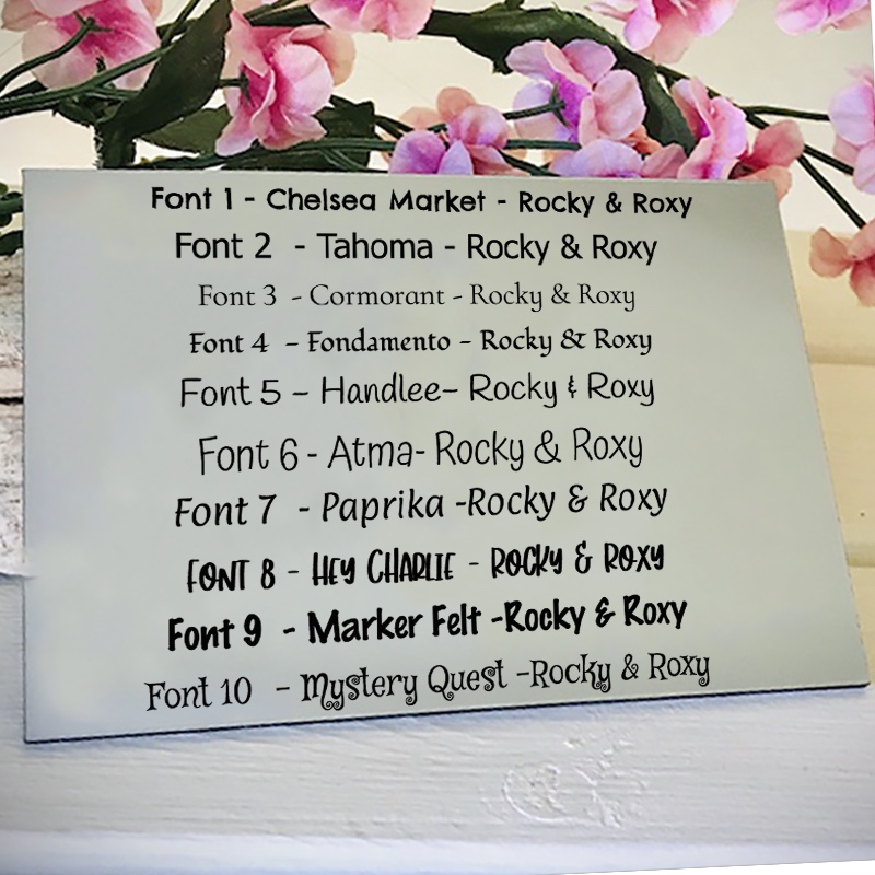 In Memory of Remembrance Plaque Personalised 20cm x 7cm