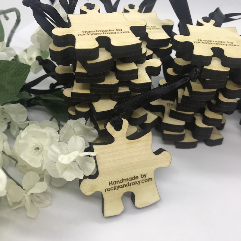 Keepsakes Personalised Solid Wood Jigsaw Pieces Keepsakes for Remembering loved ones BOTH sides engraved