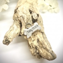 Cremation Ashes Urn Dog Bone Shaped Small for Pet keepsake, necklace or bracelet personalised with your own words or design